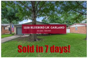 1228 Bluebird Lane - Sold in 7 Days!